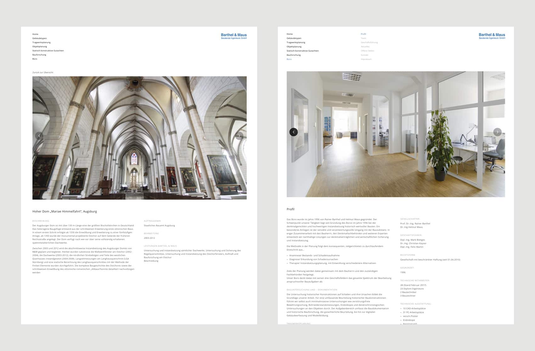 Webdesign München für Architekten und Ingenieure